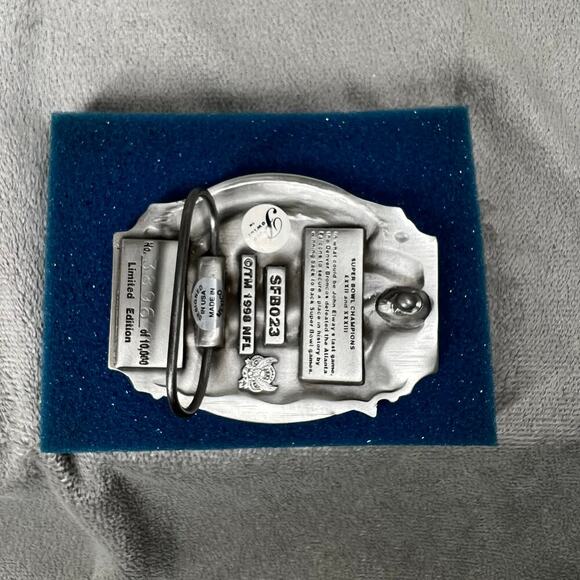 Vintage Denver Broncos Super‎ Bowl Back to Back Champions Belt Buckle - Picture 5 of 7